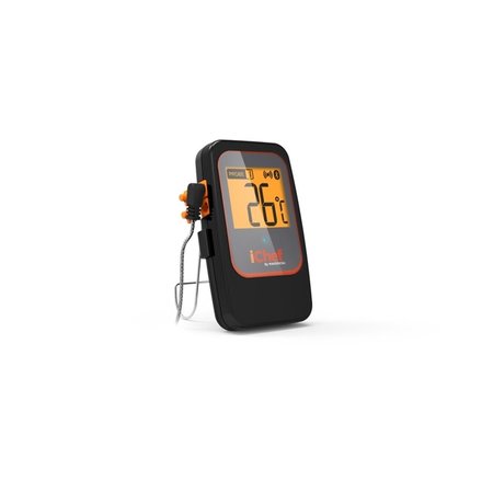 MAVERICK Stainless Steel Wireless Smart Meat Thermometer, 4 x 4 x 2.3 in. MA5643